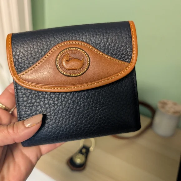 Nwt Rare Vintage Dooney & Bourke All Weather Leather Bag And Wallet Set - Picture 11 of 16